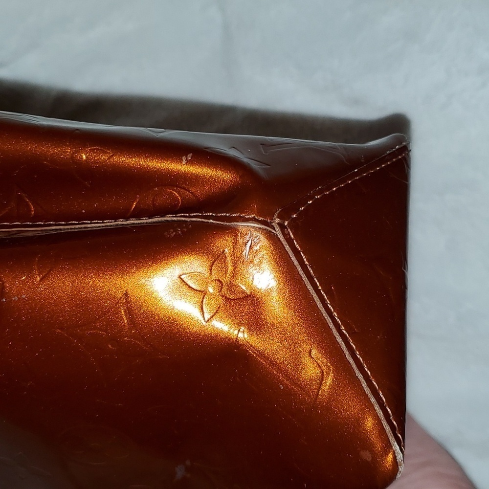 Louis Vuitton Monogram Vernis Reade PM Bronze Brown - Picture 13 of 14